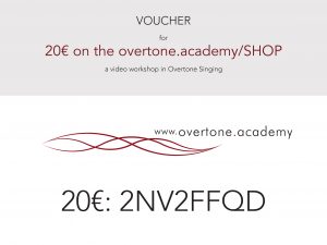 Gift Voucher 20 Euro for overtone.academy